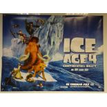 ICE AGE: CONTINENTAL DRIFT (2012) - 'TEASER DESIGN' - ANIMATION / ADVENTURE / FAMILY - UK QUAD
