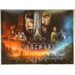 WARCRAFT (2016) - ADVANCE DESIGN - FANTASY / ACTION - DOMINIC COOPER - UK QUAD FILM / MOVIE POSTER -