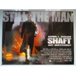 SHAFT (2000) - ACTION / CRIME - SAMUEL L JACKSON - UK QUAD FILM / MOVIE POSTER - ROLLED AS ISSUED