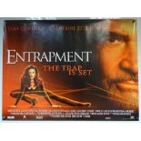 ENTRAPMENT (1999) - CRIME / ACTION - SEAN CONNERY / CATHERINE ZETA - JONES - UK QUAD FILM / MOVIE