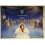 ENCHANTED (2007) - ADVANCE TEASER MOVIE POSTER - WALT DISNEY / FAMILY / ADVENTURE - SUSAN SARANDON -