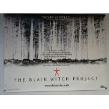 THE BLAIR WITCH PROJECT (1999) - THRILLER / HORROR - UK QUAD FILM / MOVIE POSTER - ROLLED AS ISSUED