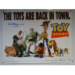 TOY STORY (1995) - PIXAR / ANIMATION / FAMILY - TOM HANKS - UK QUAD FILM / MOVIE POSTER - ROLLED