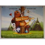 OPEN SEASON (2006) - ADVANCE POSTER - ADVENTURE / FAMILY / ANIMATION - UK QUAD FILM / MOVIE POSTER -