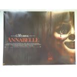 ANNABELLE (2014) - HORROR / MYSTERY / THRILLER - UK QUAD FILM / MOVIE POSTER - ROLLED AS ISSUED