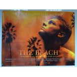 THE BEACH (2000) - DRAMA / ADVENTURE / ROMANCE - LEONARDO DICAPRIO - UK QUAD FILM / MOVIE POSTER -