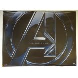 AVENGERS (ASSEMBLE) (2012) - ADVANCE POSTER - ACTION / ADVENTURE / SCI-FI / MARVEL - ROBERT DOWNEY