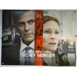 MONEY MONSTER (2016) - CRIME/ DRAMA / THRILLER - UK QUAD FILM / MOVIE POSTER - ROLLED AS ISSUED