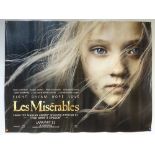 LES MISERABLES (2012) - ADVANCE POSTER - DRAMA / HISTORY / MUSICAL - RUSSELL CROWE / HUGH