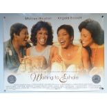 WAITING TO EXHALE (1995) - DRAMA / MUSIC - WHITNEY HOUSTON / ANGELA BASSETT - UK QUAD FILM / MOVIE