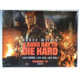 A GOOD DAY TO DIE HARD (2013) - TEASER DESIGN MOVIE POSTER - ACTION - BRUCE WILLIS - UK QUAD