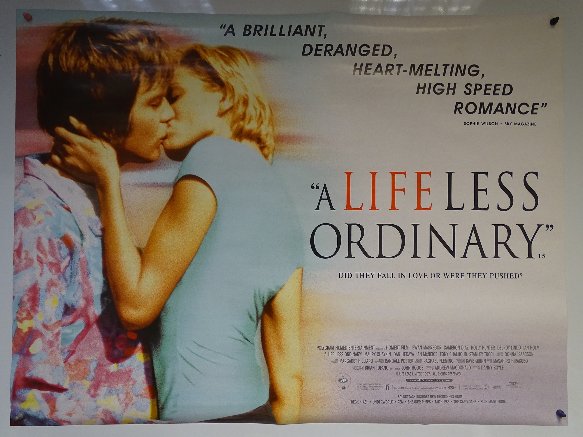 A LIFE LESS ORDINARY (1997) - COMEDY / CRIME / FANTASY - EWAN MCGREGOR / CAMERON DIAZ - DIRECTED