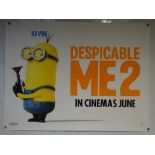 DESPICABLE ME 2 (2013) - ADVANCE POSTER 'KEVIN' - ANIMATION / ADVENTURE / COMEDY - UK QUAD FILM /