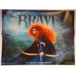 BRAVE (2012) - 'ADVANCE DESIGN MOVIE POSTER' - DISNEY PIXAR / ANIMATION / ADVENTURE / FAMILY - UK