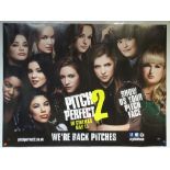 PITCH PERFECT 2 (2015) - ADVANCE POSTER 'WE'RE BACK PITCHES' - COMEDY / MUSIC - ANNA KENDRICK /