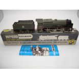 OO GAUGE MODEL RAILWAYS: A WRENN W2262A Royal Scot Class steam locomotive in BR green livery 'The