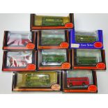 GENERAL DIECAST: A group of EFE buses - all London Transport examples - VG in G boxes (9)