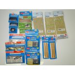 OO GAUGE MODEL RAILWAYS: A quantity of lineside kits and accessories by PECO and REDUTEX all in