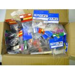 VINTAGE TOYS: A large box full of radio control spares and accessories - all in original sealed