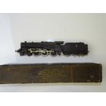 OO GAUGE MODEL RAILWAYS: An early GRAHAM FARISH 1950s Black Five steam locomotive numbered 44753 -
