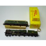 TT GAUGE MODEL RAILWAYS: A pair of locomotives by TRI-ANG to include a Class 31 diesel (unboxed) and