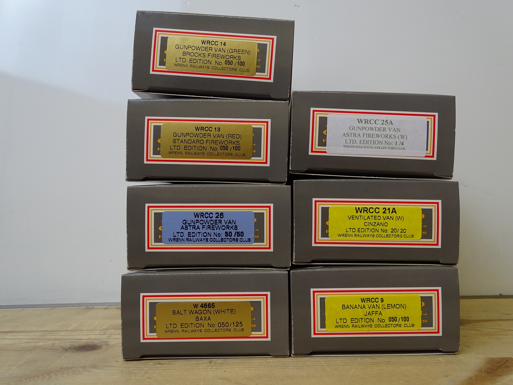 OO GAUGE MODEL RAILWAYS: A group of boxed DAPOL wagons - all WRENN Collectors' Club limited editions - Image 2 of 2