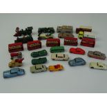 MATCHBOX: A group of playworn cars, trucks, buses etc - F/G (unboxed) (26)