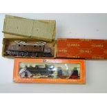 HO GAUGE MODEL RAILWAYS: A pair of Italian Outline locos by RIVAROSSI to include a 1138 steam