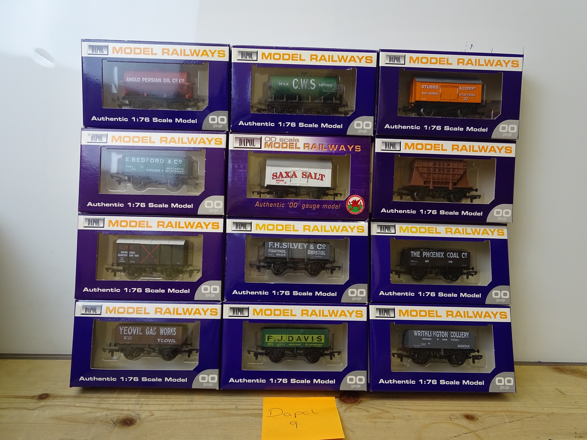 OO GAUGE MODEL RAILWAYS: A group of boxed DAPOL wagons as lotted - VG/E in G/VG boxes (12) #9