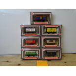OO GAUGE MODEL RAILWAYS: A group of boxed DAPOL wagons - all WRENN Collectors' Club limited editions