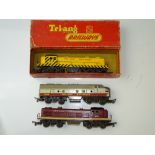 OO GAUGE MODEL RAILWAYS: A group of TRI-ANG Transcontinental diesel locos in various liveries as