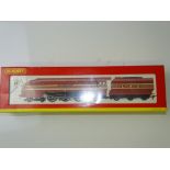 OO GAUGE MODEL RAILWAYS: A HORNBY R2179 Coronation Class Streamlined locomotive in LMS maroon '