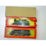 OO GAUGE MODEL RAILWAYS: A pair of TRI-ANG HORNBY steam locomotives to include an R59 Class 3MT in