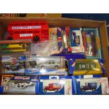 GENERAL DIECAST: A large crate of mixed modern diecast as lotted - G/VG in F/G boxes (where