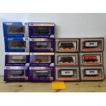 OO GAUGE MODEL RAILWAYS: A group of boxed DAPOL wagons to include limited editions and WRENN Railway
