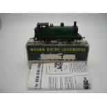 OO GAUGE MODEL RAILWAYS: A WRENN W2206 R1 Class steam tank locomotive in BR green livery numbered