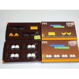Z GAUGE MODEL RAILWAYS: A pair of MARKLIN wagon packs comprising: 82350 and 82502 - VG in G/VG boxes