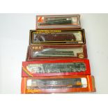 OO GAUGE MODEL RAILWAYS: A group of diesel locomotives by HORNBY, AIRFIX, MAINLINE and LIMA as