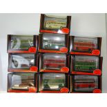 GENERAL DIECAST: A group of EFE buses - various liveries - VG in G boxes (10)