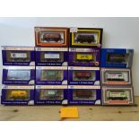 OO GAUGE MODEL RAILWAYS: A group of boxed DAPOL wagons - all limited editions - as lotted - VG/E