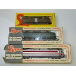 HO GAUGE MODEL RAILWAYS : A group of Italian and French Outline locomotives by LIMA - G in P/G boxes
