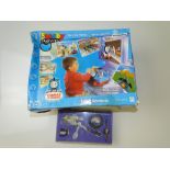A SMOBY Thomas the Tank Engine and Friends PC play centre, together with an airbrush kit - G/VG in