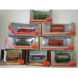 GENERAL DIECAST: A group of EFE buses - all London Transport examples - VG in G boxes (8)