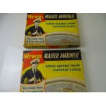 VINTAGE TOYS: A pair of WRENN Master Mariner remote control boating sets - both sets complete - G/VG