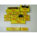 TT GAUGE MODEL RAILWAYS: A quantity of boxed freight wagons by TRI-ANG together with two empty wagon