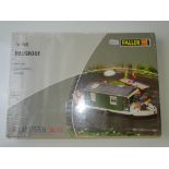 HO GAUGE MODEL RAILWAYS: A FALLER 161460 Houseboat for the FALLER car system - complete sealed as