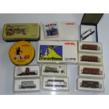 Z GAUGE MODEL RAILWAYS: A quantity of MARKLIN freight wagons - mostly limited editions as lotted -