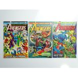 AVENGERS # 114, 132, 143 (Group of 3) - (1973/76 - MARVEL - Cents & Pence Copy) - Includes early