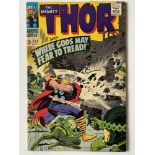 THOR # 132 (1966 - MARVEL - Cents Copy with Pence Stamp) - First appearance of Ego the Living Planet