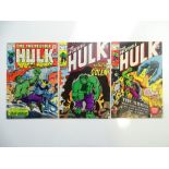 HULK # 126, 134, 140 (Group of 3) - (1970/71 - MARVEL - Pence Copy) - Run includes First